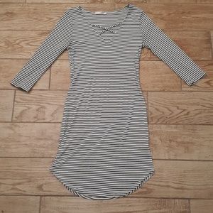 ⭐BOGO⭐ Heart & Hips Long Sleeve Striped Dress